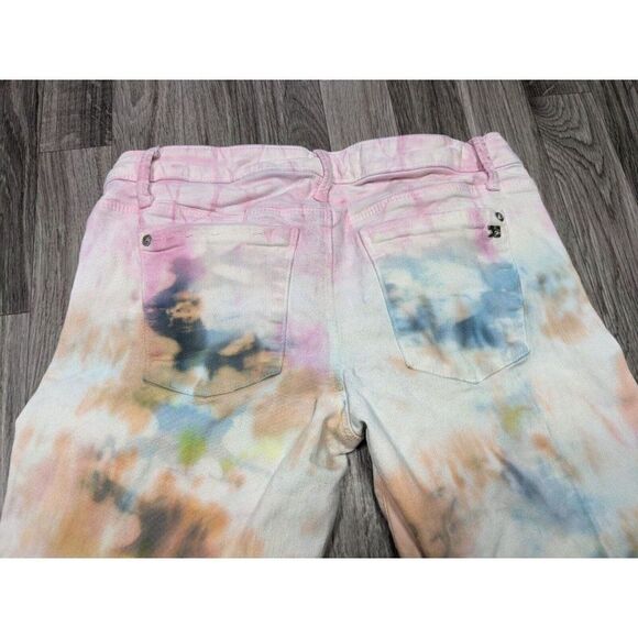 Joe's Womens Size 28 Pockets Tie Dye Multicolored Skinny Denim Jeans Jeggings - Picture 3 of 11